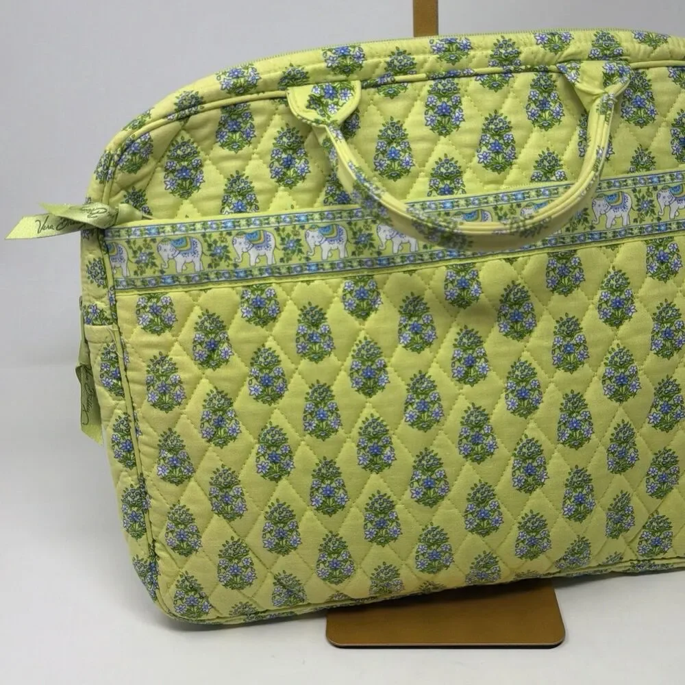 Vera Bradley Citrus Laptop Case Bag Elephant Floral Retired Spring 2006